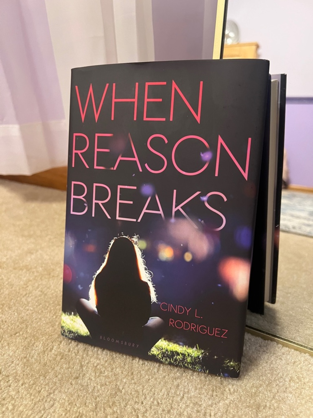 When Reason Breaks by Cindy L. Rodriguez - Black and Pink Hardcover